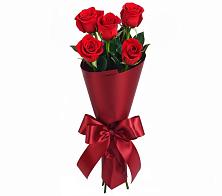 Букет 5 Красных роз Эдлесс Лав в Октябрьском Оренбургская область