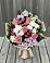 Букет цветов из: Альстромерии, Гвоздики, Розы и Хризантемы в Октябрьском Оренбургская область