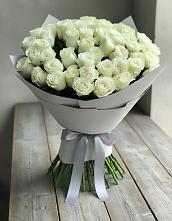 Букет 35 Белых роз в Октябрьском Оренбургская область