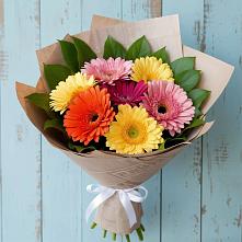 Букет цветов из:  Герберы в Октябрьском Оренбургская область