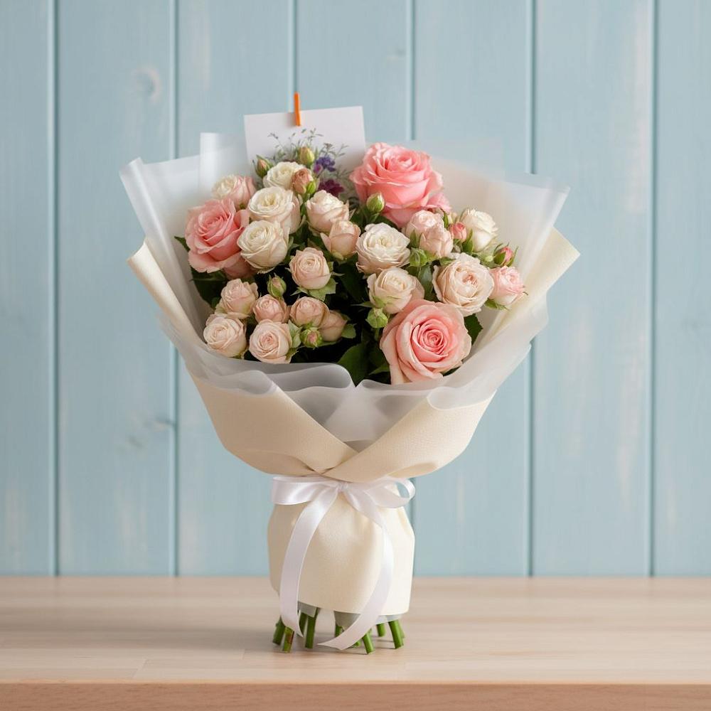 Букет цветов из: Розы в Октябрьском Оренбургская область