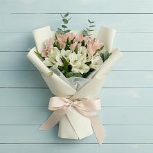 Букет цветов из:  Альстромерии в Октябрьском Оренбургская область