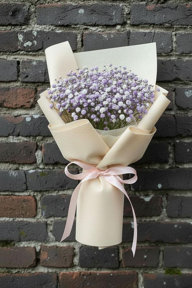 Букет цветов из: Гипсофила в Октябрьском Оренбургская область