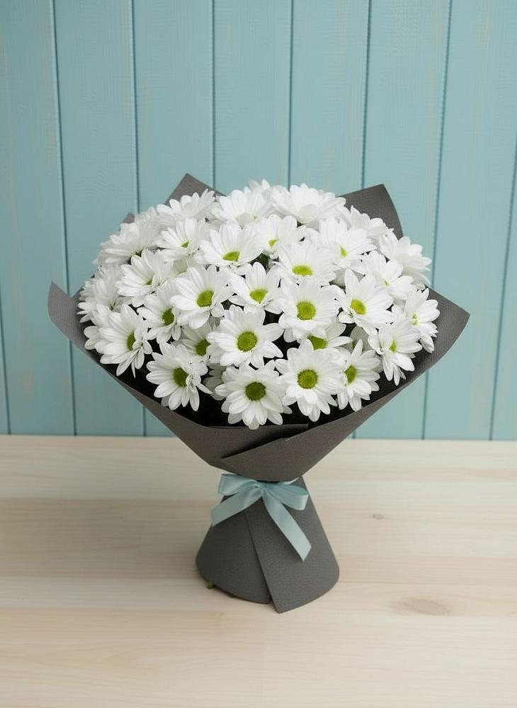 Букет цветов из: Хризантемы в Октябрьском Оренбургская область