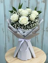 Букет цветов из:  Розы в Октябрьском Оренбургская область