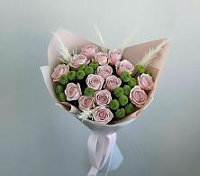Букет цветов из:  Розы и Хризантемы в Октябрьском Оренбургская область