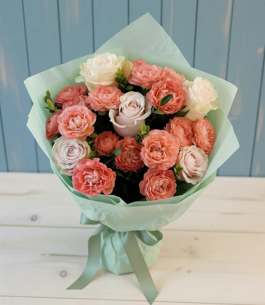 Букет цветов из: Розы в Октябрьском Оренбургская область