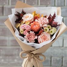 Букет цветов из:  Гвоздики, Хризантемы и Розы #REPLACE_PRED# Октябрьском Оренбургская область