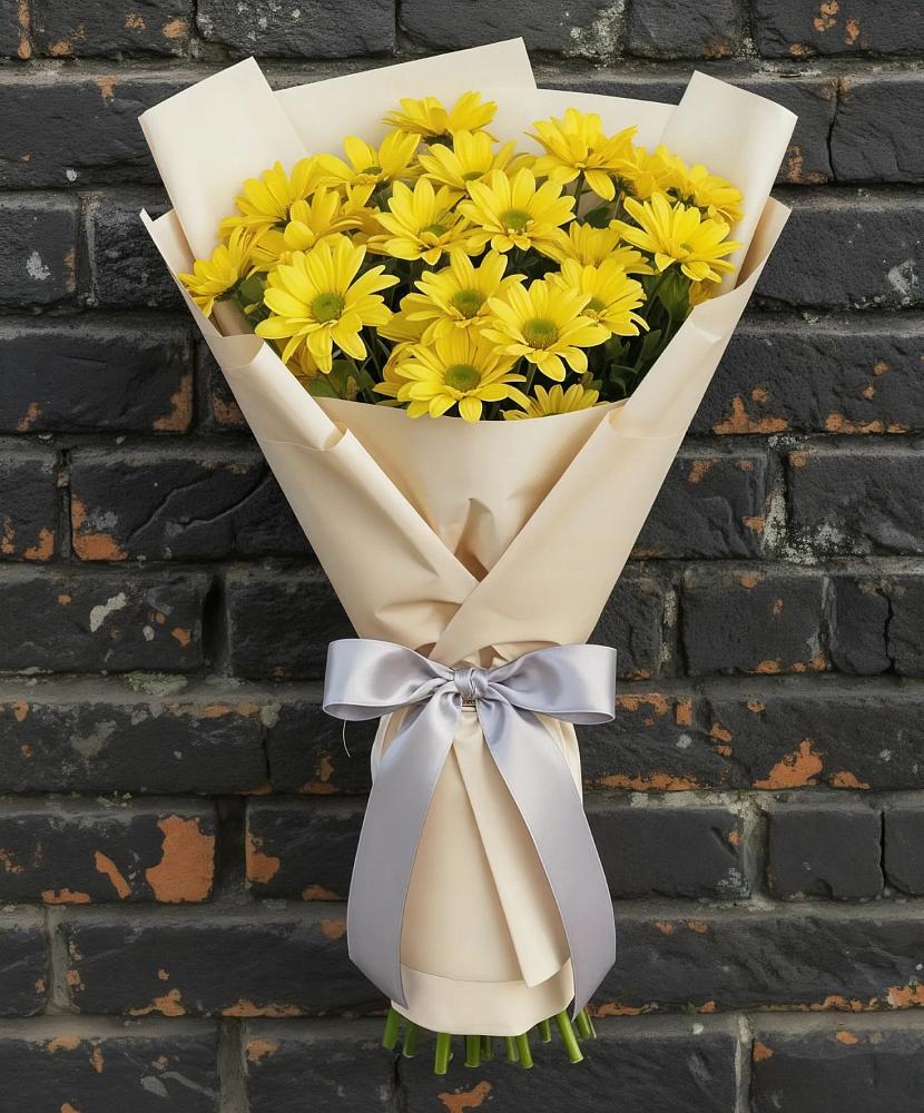 Букет цветов из: Хризантемы в Октябрьском Оренбургская область